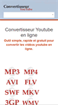 Mobile Screenshot of convertisseur-youtube.net